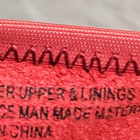 Born Red Leather Ballet Flats Slip on Shoes Size 6 - Picture 11 of 11